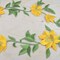 2 Yellow & Green Lily Flower Patches Iron on Applique for DIY